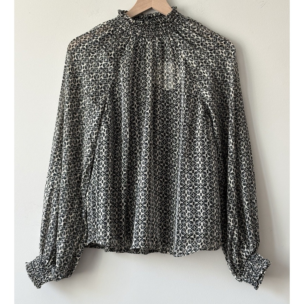 Lost + Wander Mira Mock Neck Top - M - Picture 2 of 11